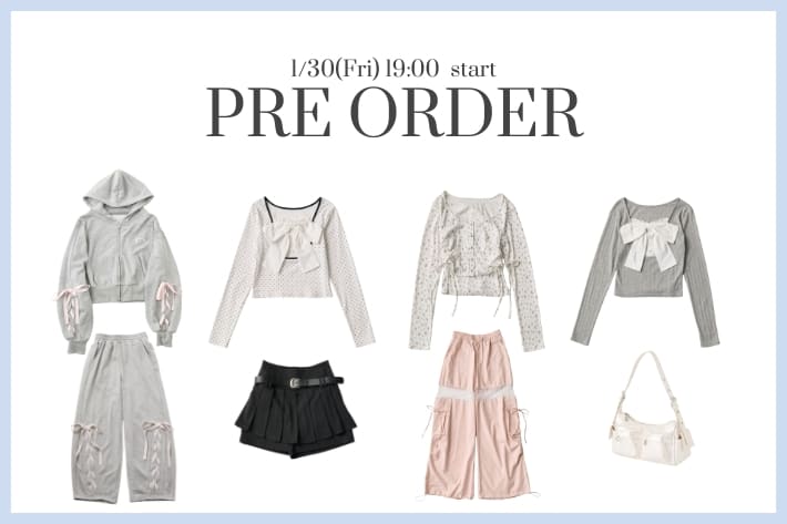 OLIVE des OLIVE 【1/30(金)19:00 予約スタート】新作アイテムご紹介！