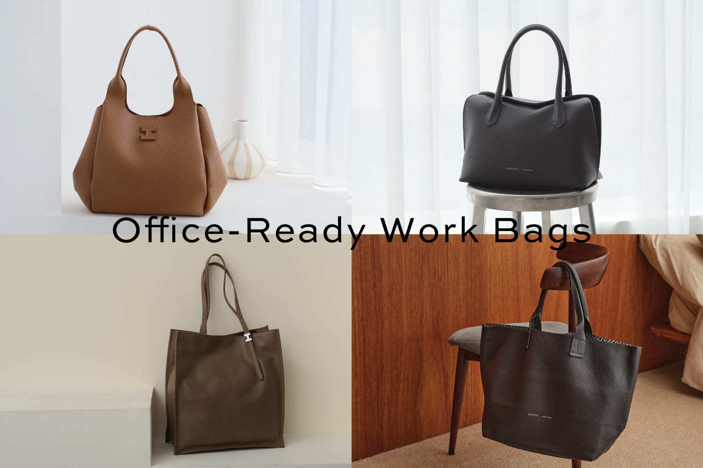 IACUCCI 新生活スタートに。オフィスで頼れるバッグをピックアップ！