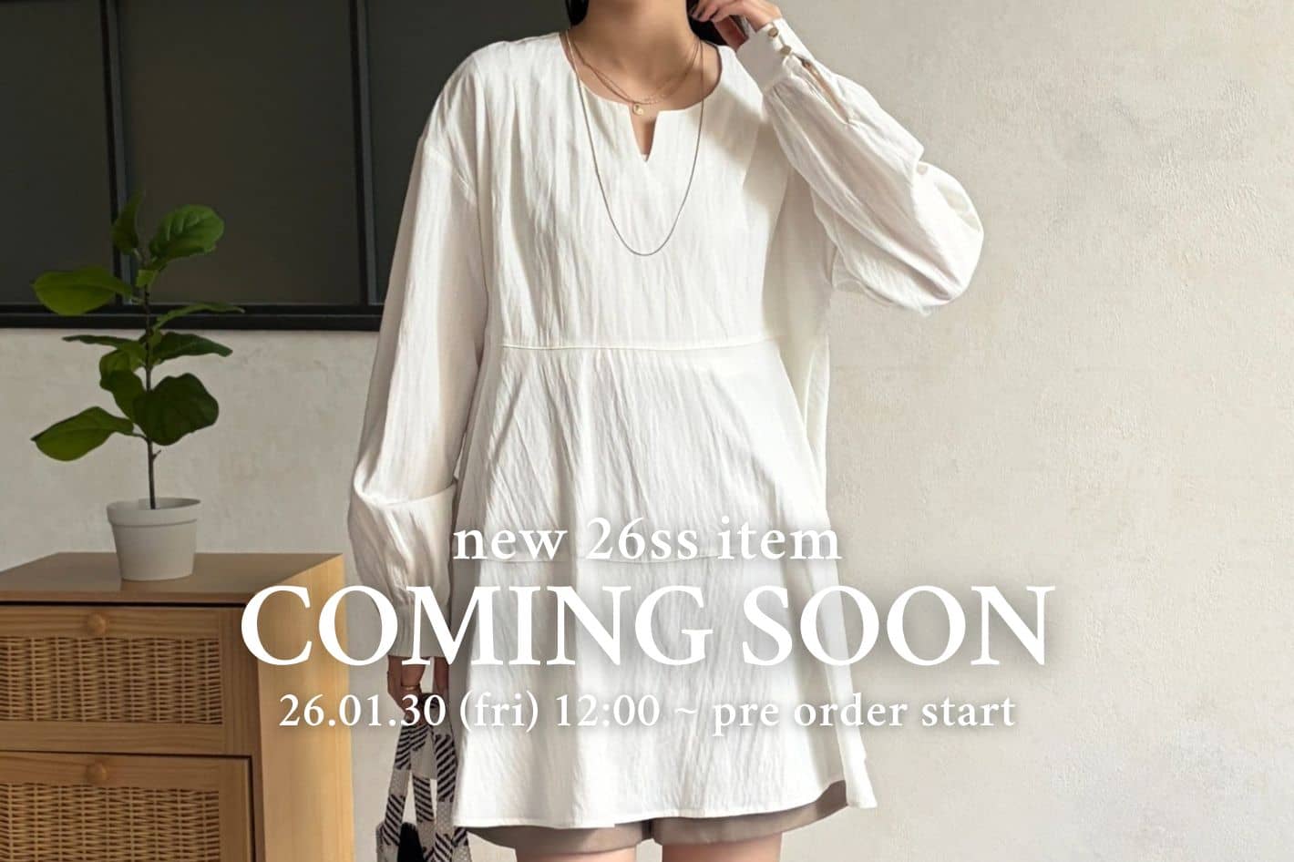 Chez toi  【 COMING SOON 】新作アイテムをご紹介♪