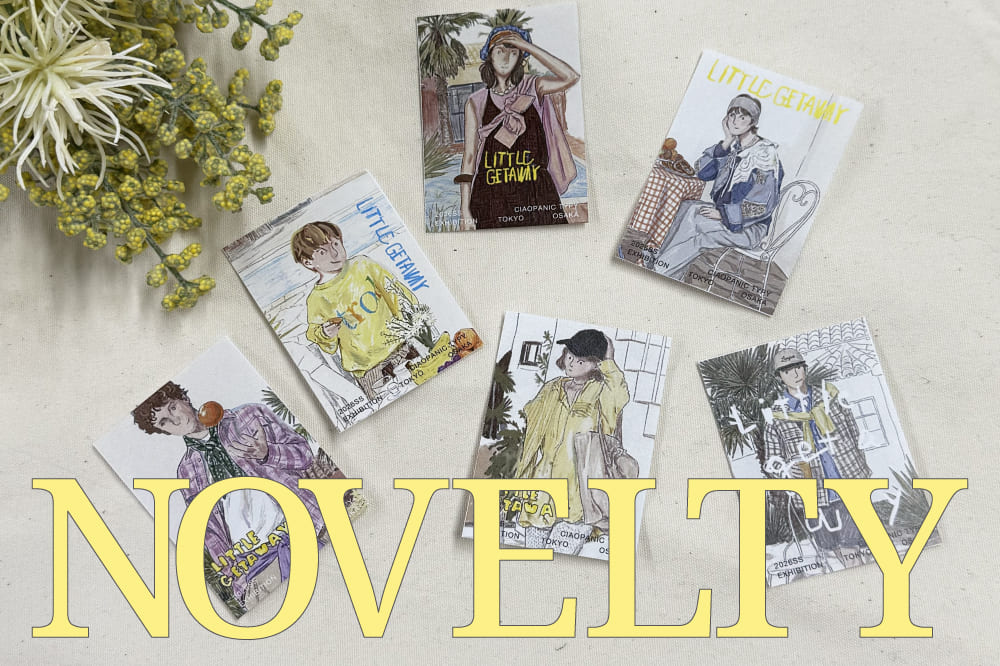 CIAOPANIC TYPY ◇Novelty第一弾公開!！◇展示会限定描きおろしデザインステッカープレゼント