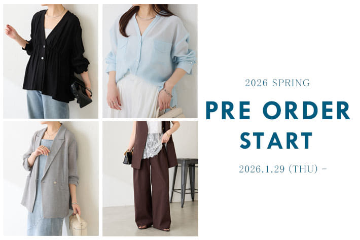 COLLAGE GALLARDAGALANTE 1.29(木) 新作アイテム予約販売スタート！