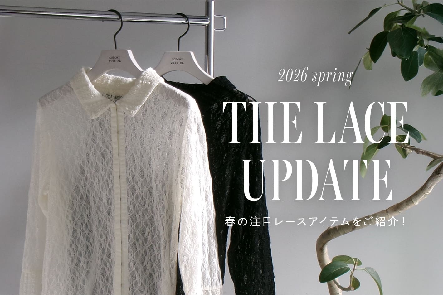 COLONY 2139 【春の新作】今季注目のレースアイテム特集！