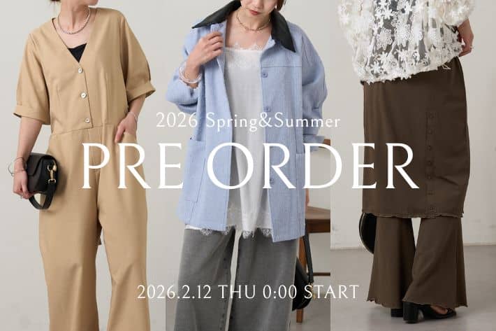 Omekashi 【NEW PRE ORDER】2/12(木)0:00～新作アイテムのご予約がスタート！