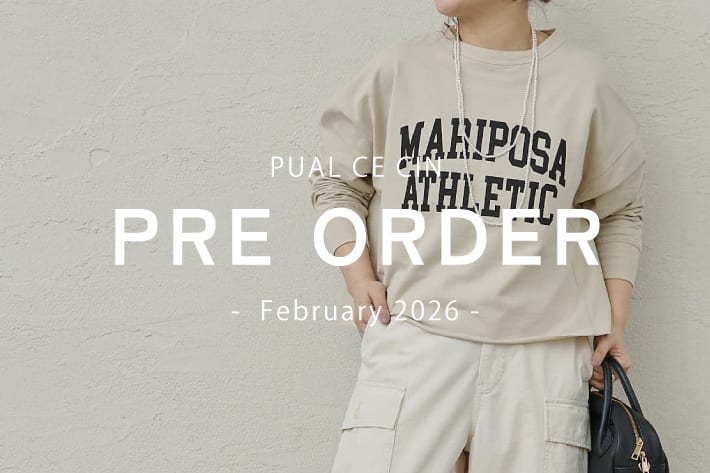 PUAL CE CIN 【PUAL CE CIN】Pre Order -February-