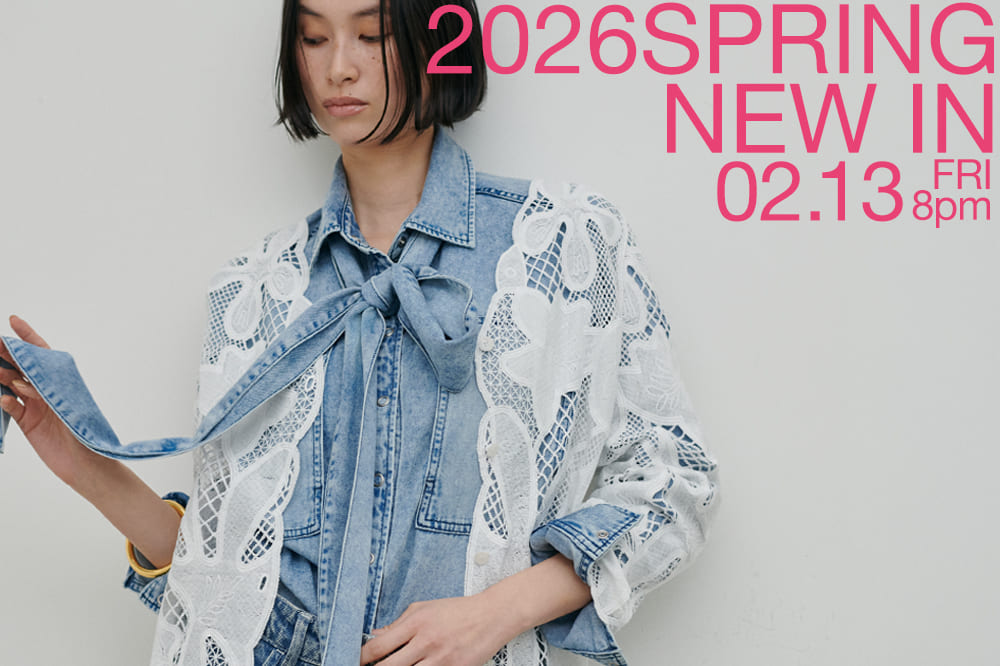 LARUTA NEW ARRIVAL 《02.13 fri 新作アイテムをcheck》