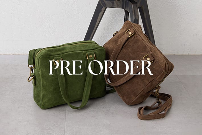 ear PAPILLONNER 最旬トレンド！【スエードバッグ】が予約スタート！