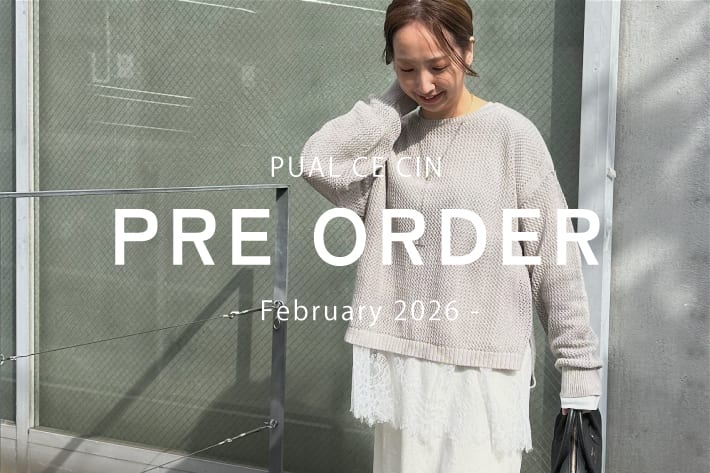 PUAL CE CIN NEW PRE ORDER ---【＠sein___000】企画のメッシュニットがいよいよ発売！