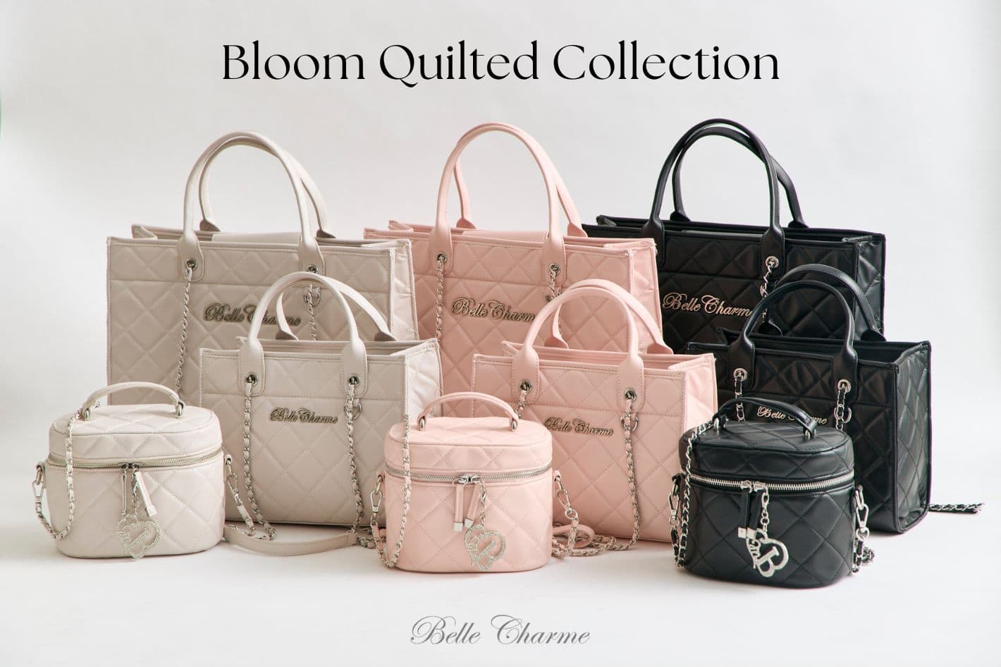 Belle Charme Bloom Quilted Bag