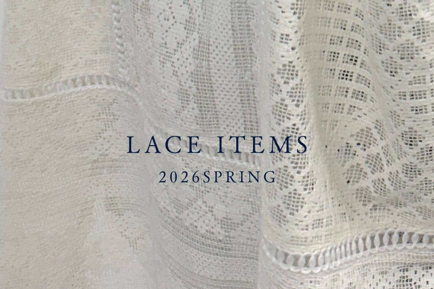 BEARDSLEY “この春取り入れたい”レースアイテム