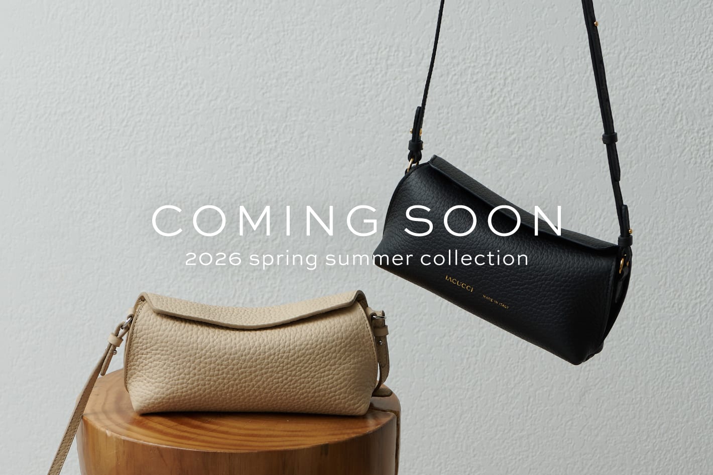 IACUCCI ＜COMING SOON＞3月12日（木）10:00～予約受付スタート！