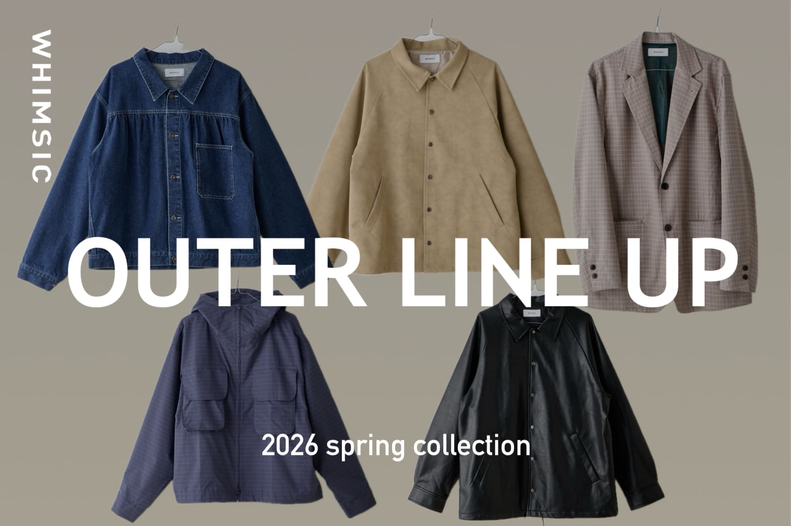 Kastane 【WHIMSIC】今買い時！OUTER LINE UP