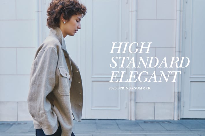 Whim Gazette 『Drawing Numbers(ドローイング ナンバーズ)』2026年春夏コレクション【HIGH STANDARD ELEGANT】公開