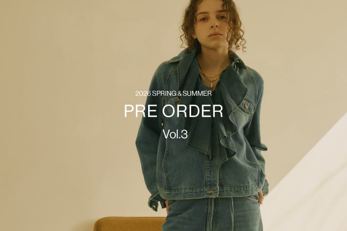 DOUDOU PREORDER vol.3／ 新しい季節を、自分らしく迎えて。