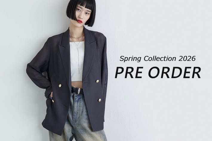 Lui's 【Lui’s FEMME】26SScollection予約開始！