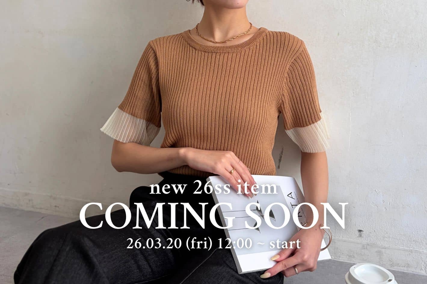Chez toi  【 COMING SOON 】新作アイテムをご紹介♪