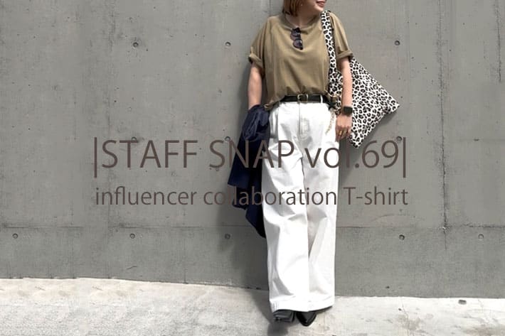 RIVE DROITE | STAFF SNAP vol.69│ influencer collaboration T-shirt 
