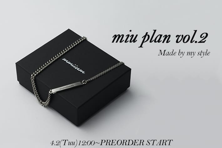 Lui's 【miu企画vol.2】4/2(thu)12:00～予約スタート！
