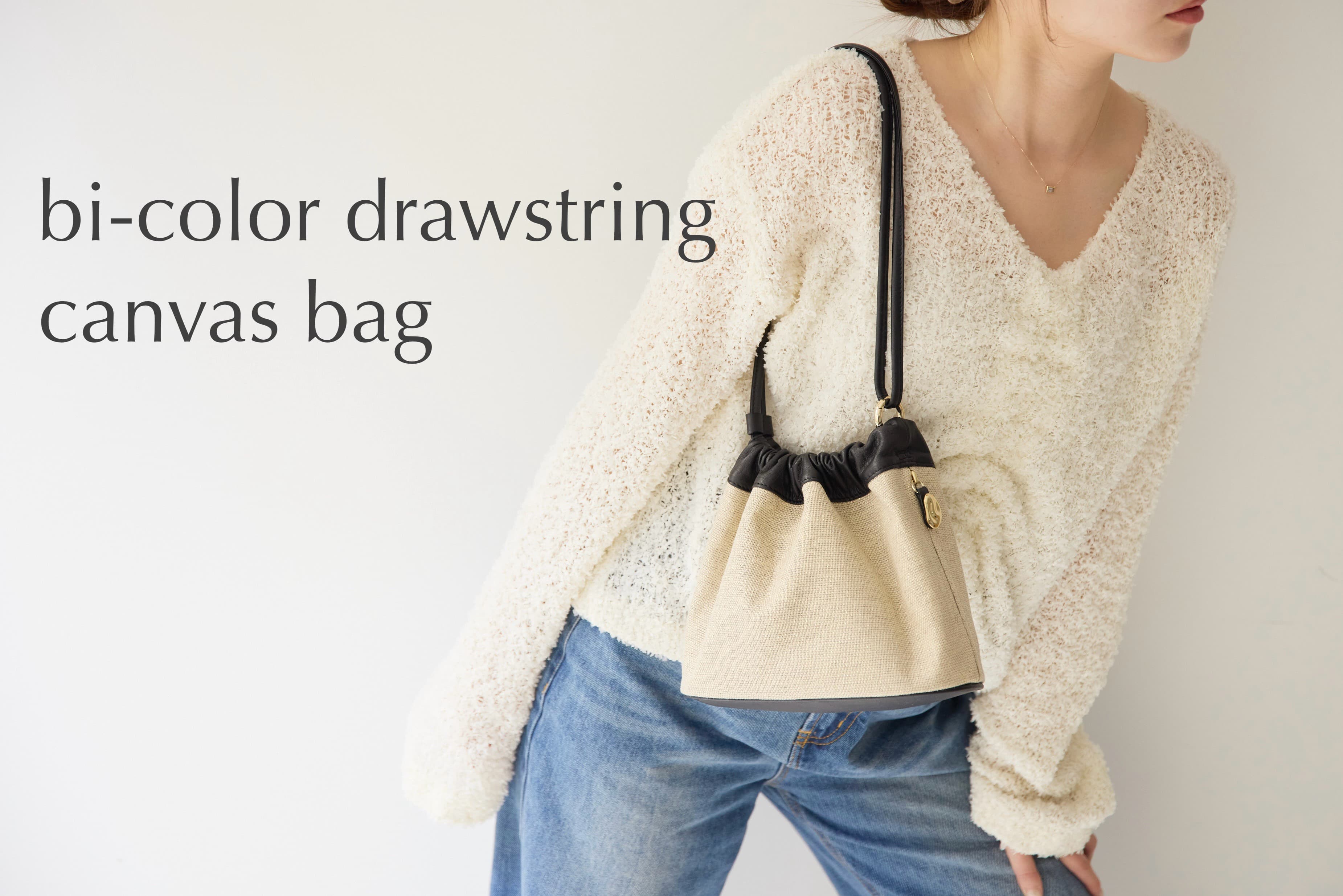 gemeil 【数量限定】巾着キャンバスバッグ