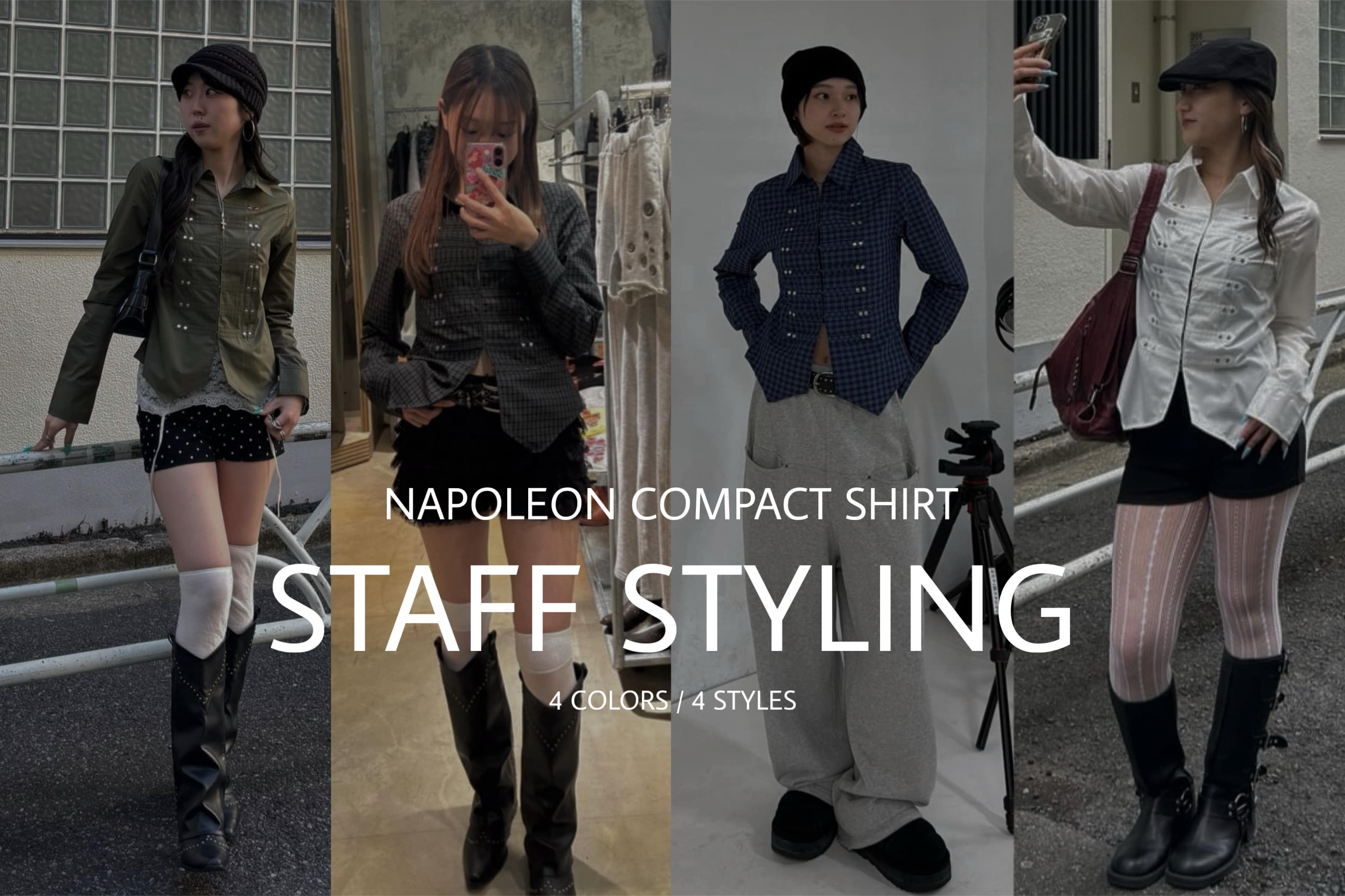 WHO’S WHO gallery ★ STAFF STYLING ★　NAPOLEON COMPACT SHIRT Ver.