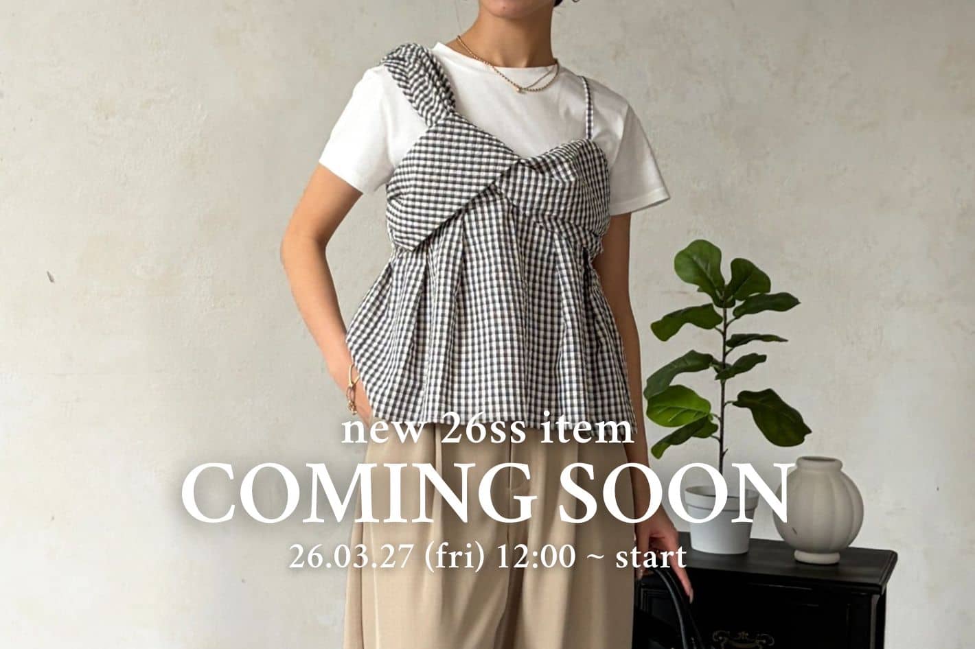 Chez toi  【 COMING SOON 】新作アイテムをご紹介♪