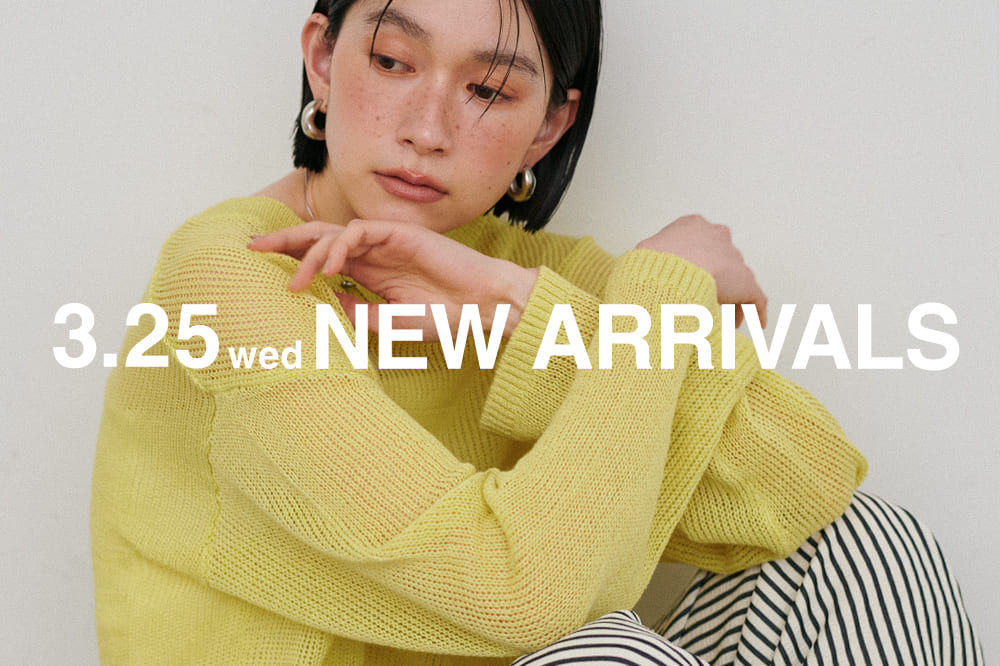 LARUTA NEW ARRIVAL 《03.25 wed 新作アイテムをcheck》