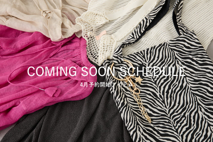 RIVE DROITE 【4月販売予定！】COMING SOON SCHEDULE