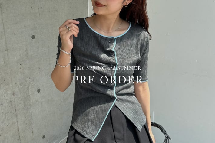 CAPRICIEUX LE'MAGE 【4/23(木)予約開始】2026SS新作予約アイテム