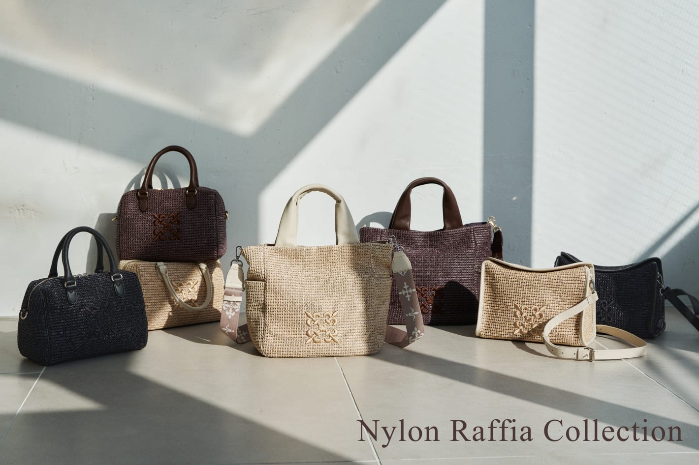 russet Nylon Raffia Collection