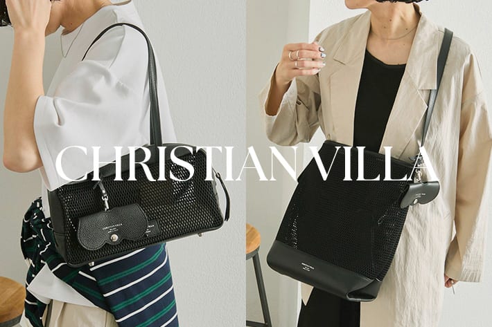 ear PAPILLONNER 【CHRISTIAN VILLA】ear別注メッシュバッグが販売スタート！