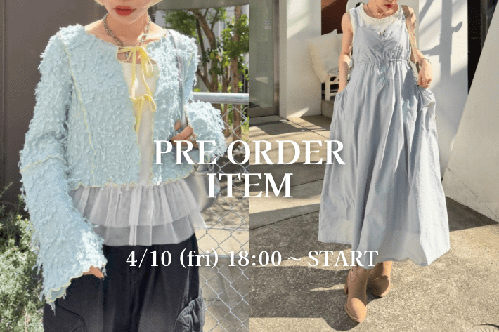 w closet 【4/10 18:00～予約受付中！】PRE ORDER ITEM♡