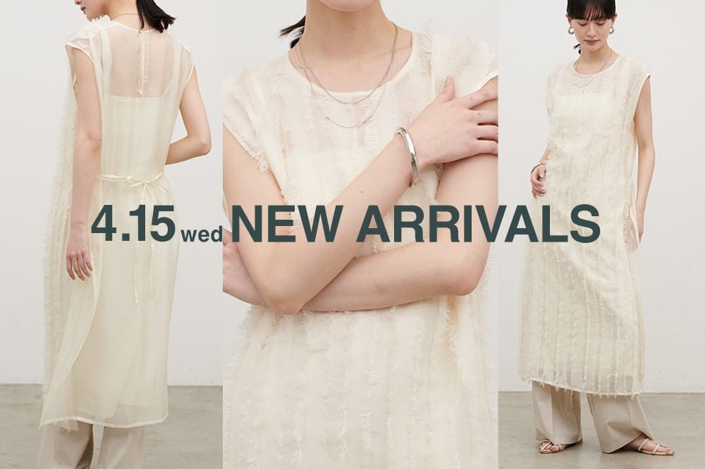 LARUTA NEW ARRIVAL 《04.15 wed 新作アイテムをcheck》