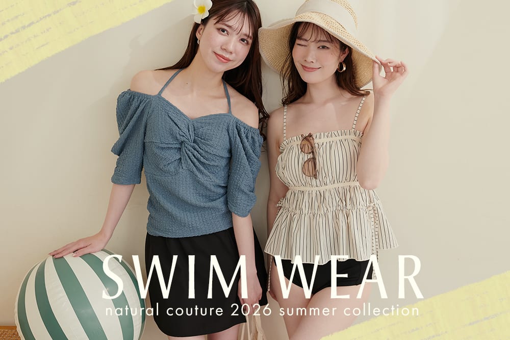 natural couture 【4/22 18:0販売】ナチュのswimwear2026
