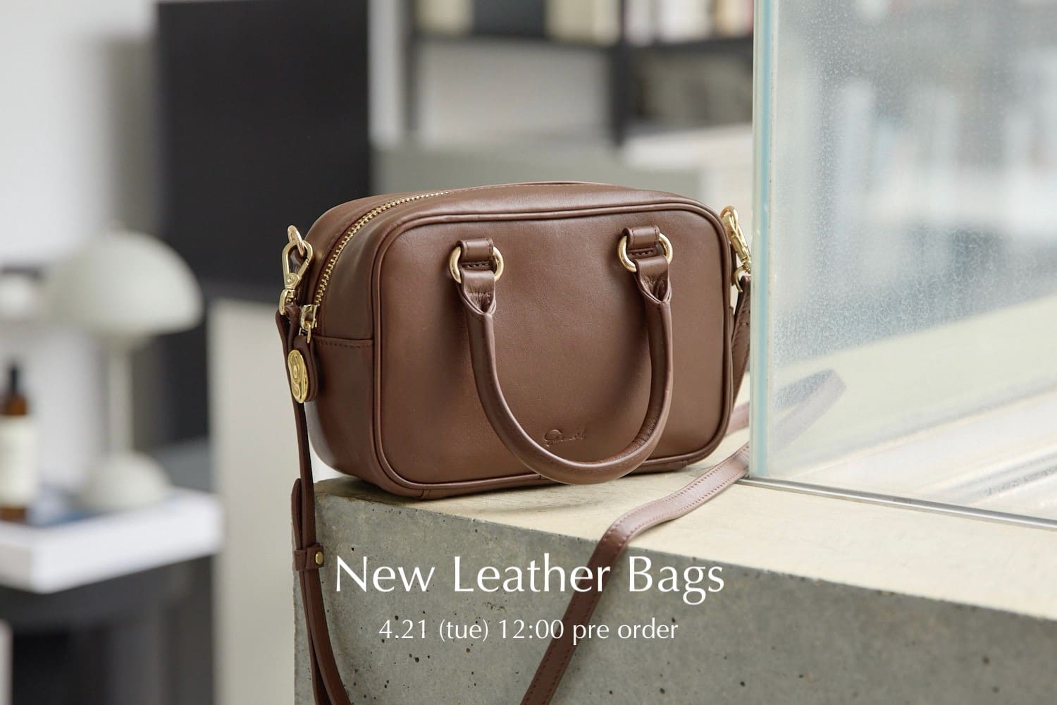 gemeil 【pre order】日常になじむ、レザーバッグ