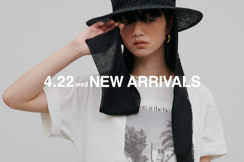 LARUTA NEW ARRIVAL 《04.22 wed 新作アイテムをcheck》