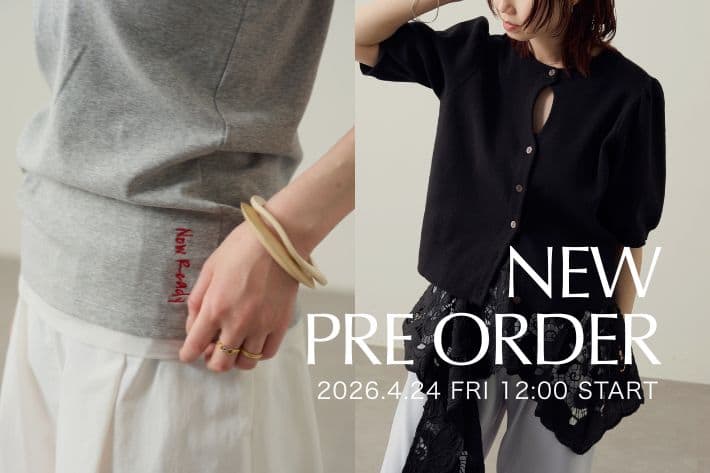 Omekashi 【PRE ORDER】4/24(金)12:00～新作アイテムのご予約がスタート！