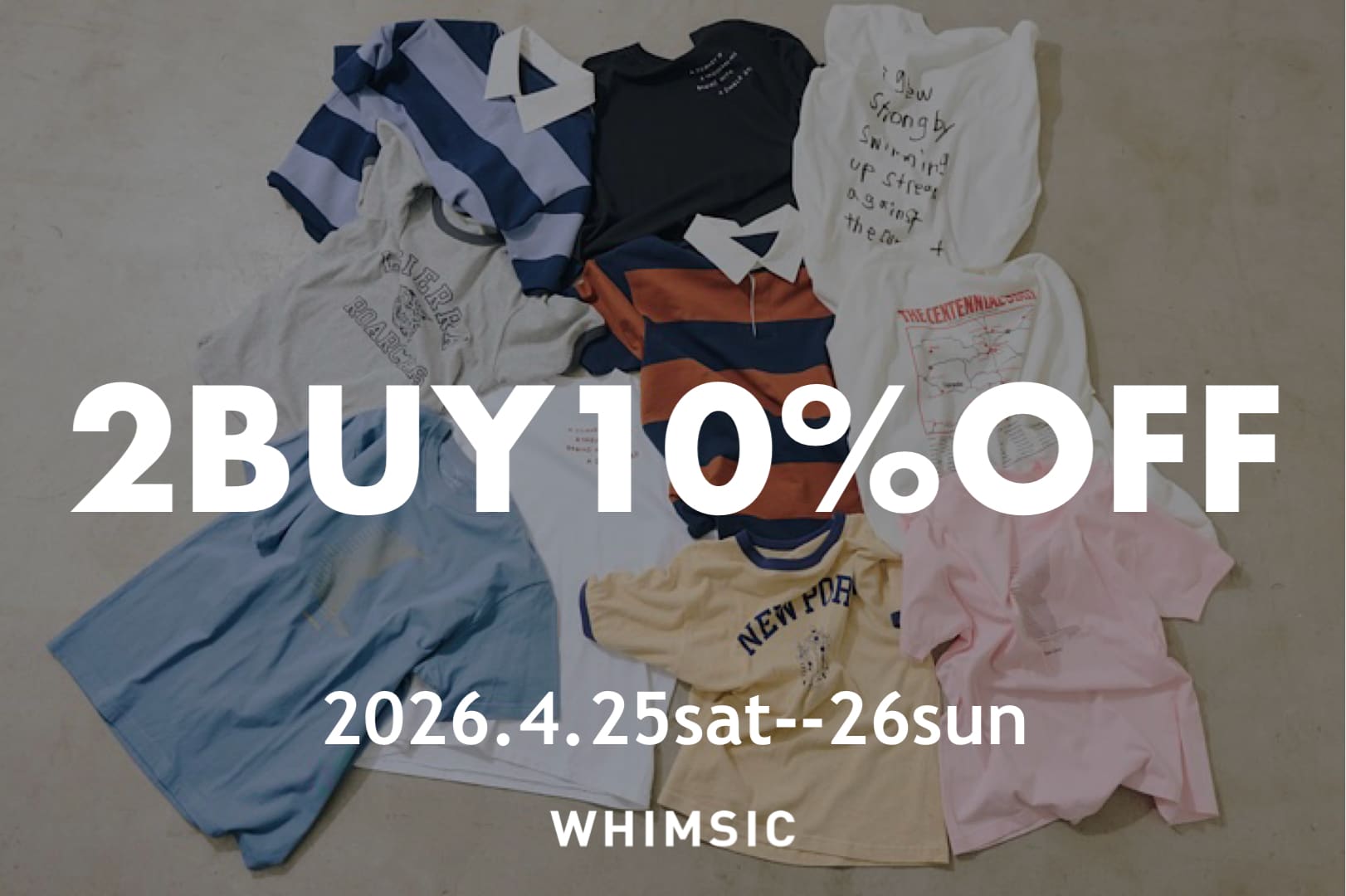 Kastane 【WHIMSIC】今週末限定！2BUY10％OFF‼