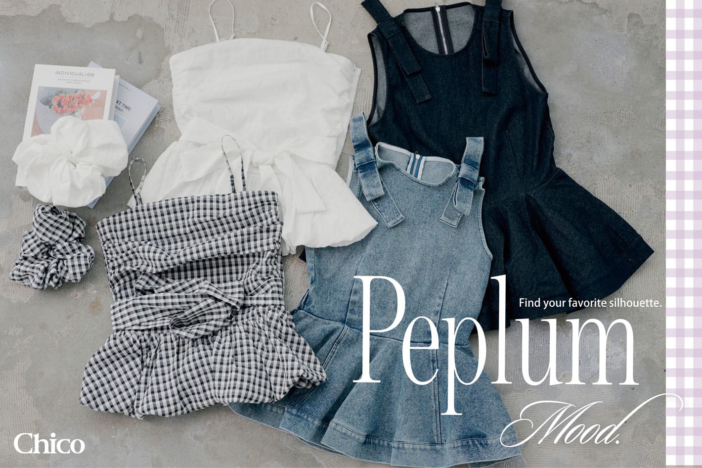Chico 【着るだけで盛れる♪】今季トレンドのペプラムトップスLIST