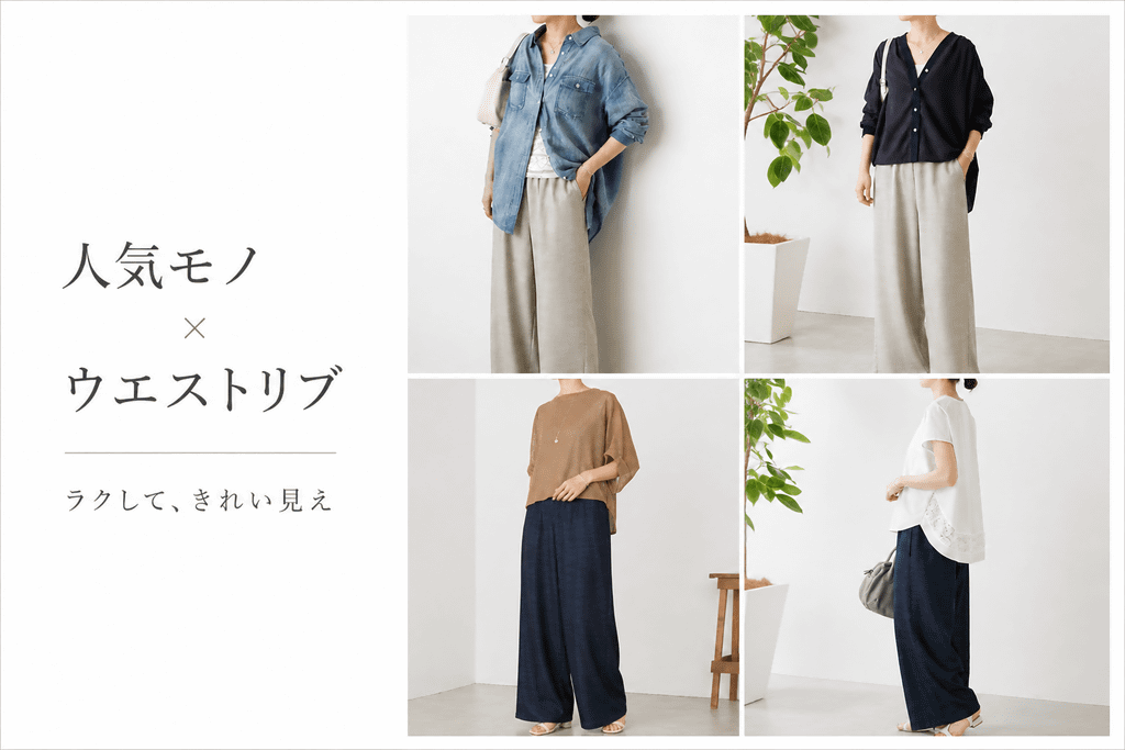 BEARDSLEY 【ラクしてキレイ見え】人気アイテム×ウエストリブ