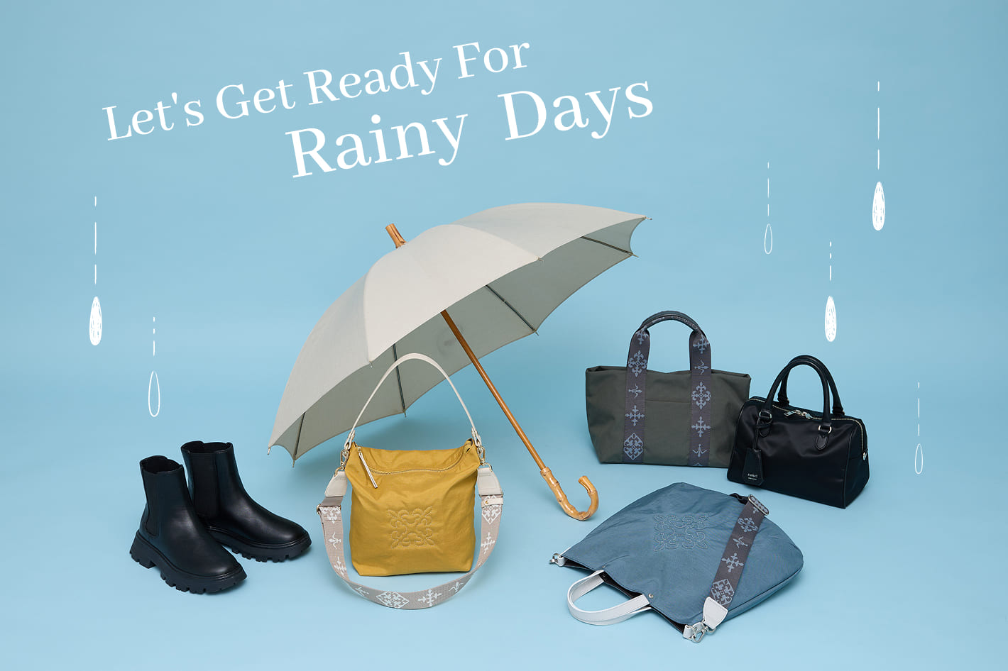 russet 撥水バッグで梅雨支度 ～雨の日にも頼れる、ラシットの機能派バッグ～
