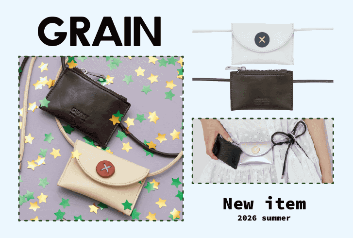 CIAOPANIC 【GRAIN】注目のミニウエストバッグ登場！！