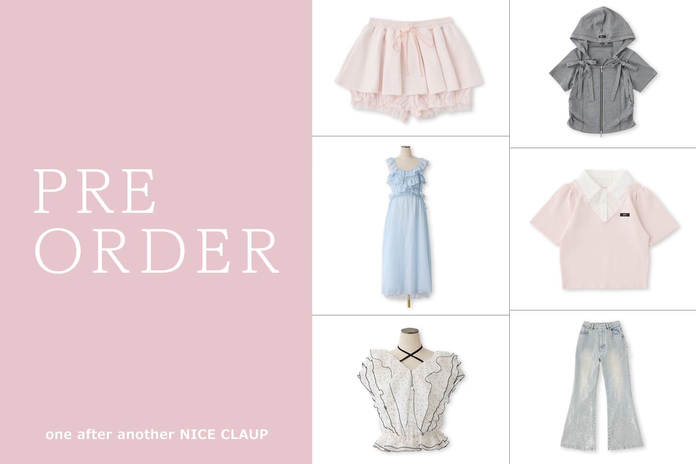 one after another NICE CLAUP 【新作情報！】今月の販売開始アイテム♡