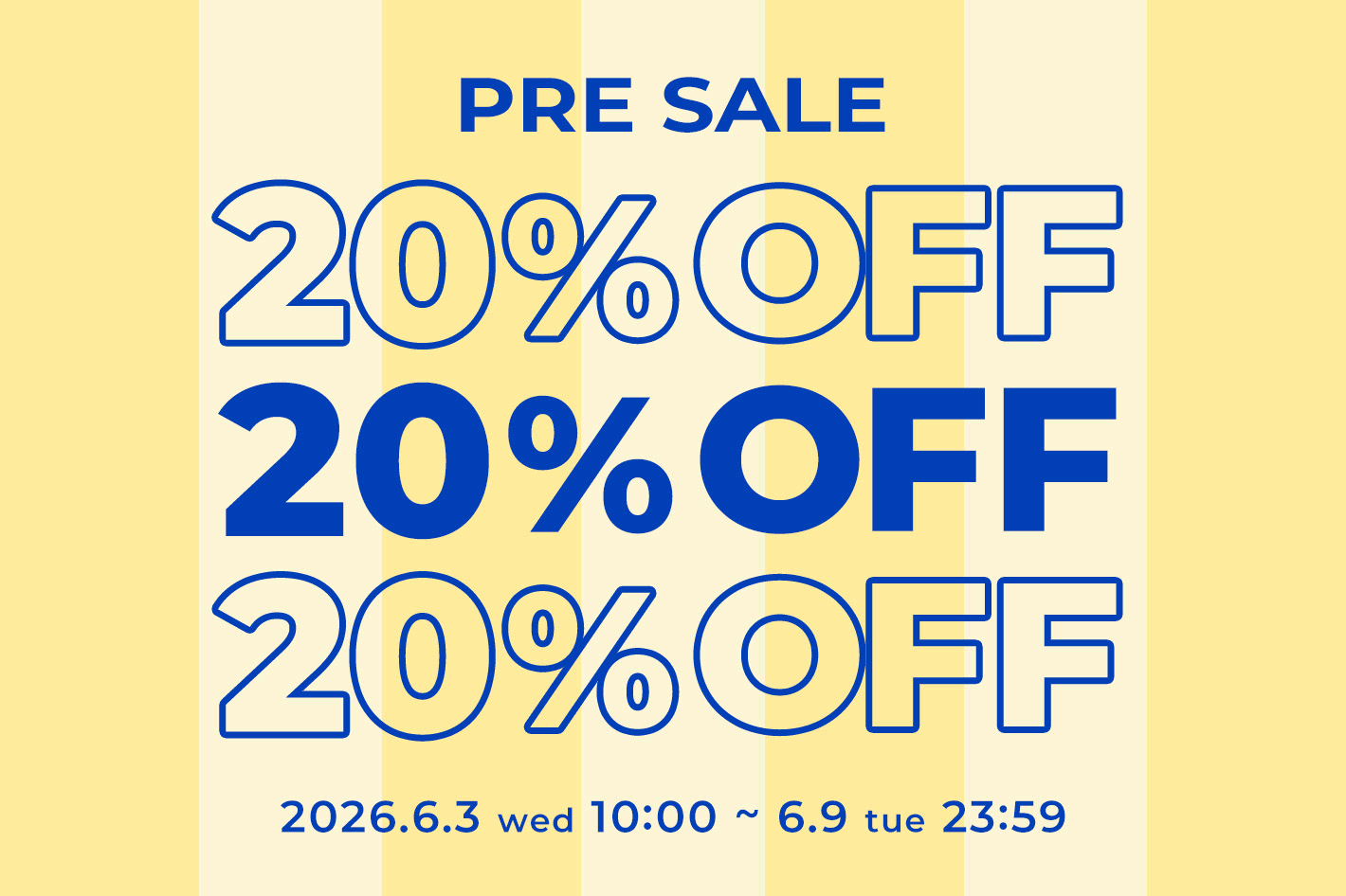 DISCOAT 【20％OFF★】PRE SALE スタート！