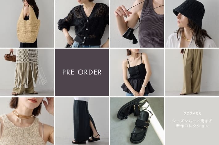 GALLARDAGALANTE 【PRE ORDER】シーズンムード高まる、新作コレクションが予約スタート
