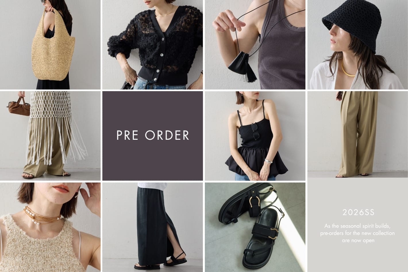GALLARDAGALANTE 【PRE ORDER】シーズンムード高まる、新作コレクションが予約スタート