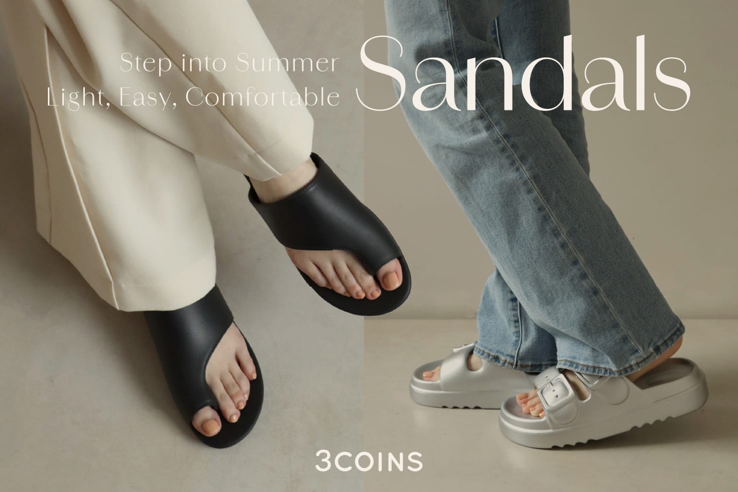 3COINS 2026 summer◆サンダル