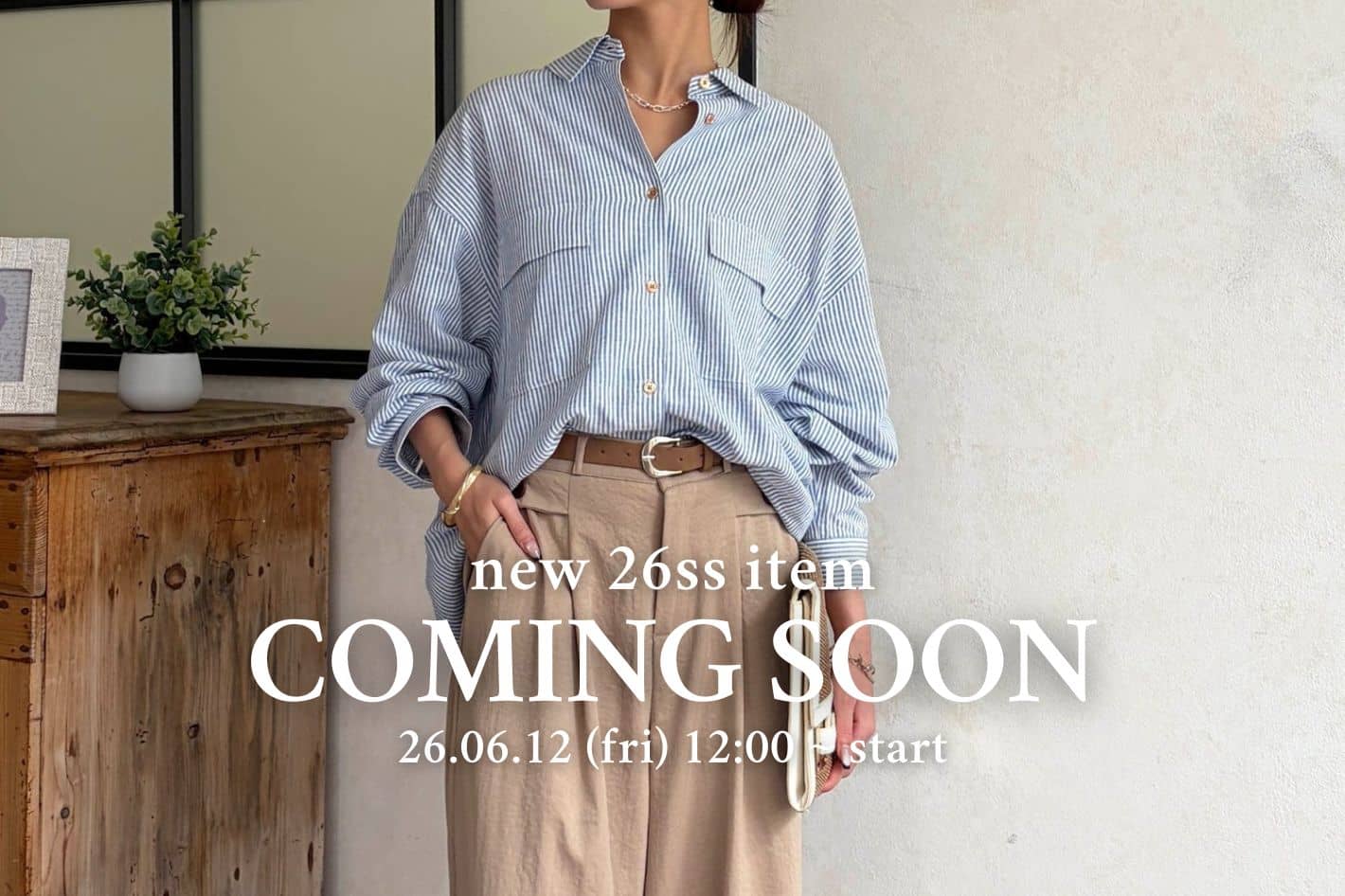 Chez toi  【 COMING SOON 】新作アイテムをご紹介♪