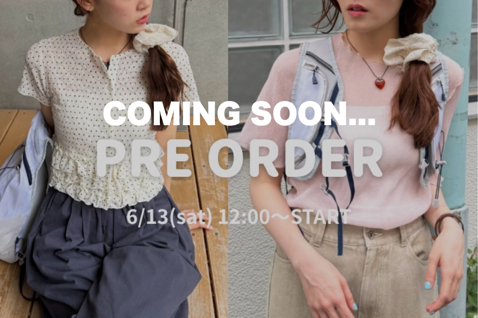 w closet COMMING SOON...【6/13 12:00~新作予約開始！】