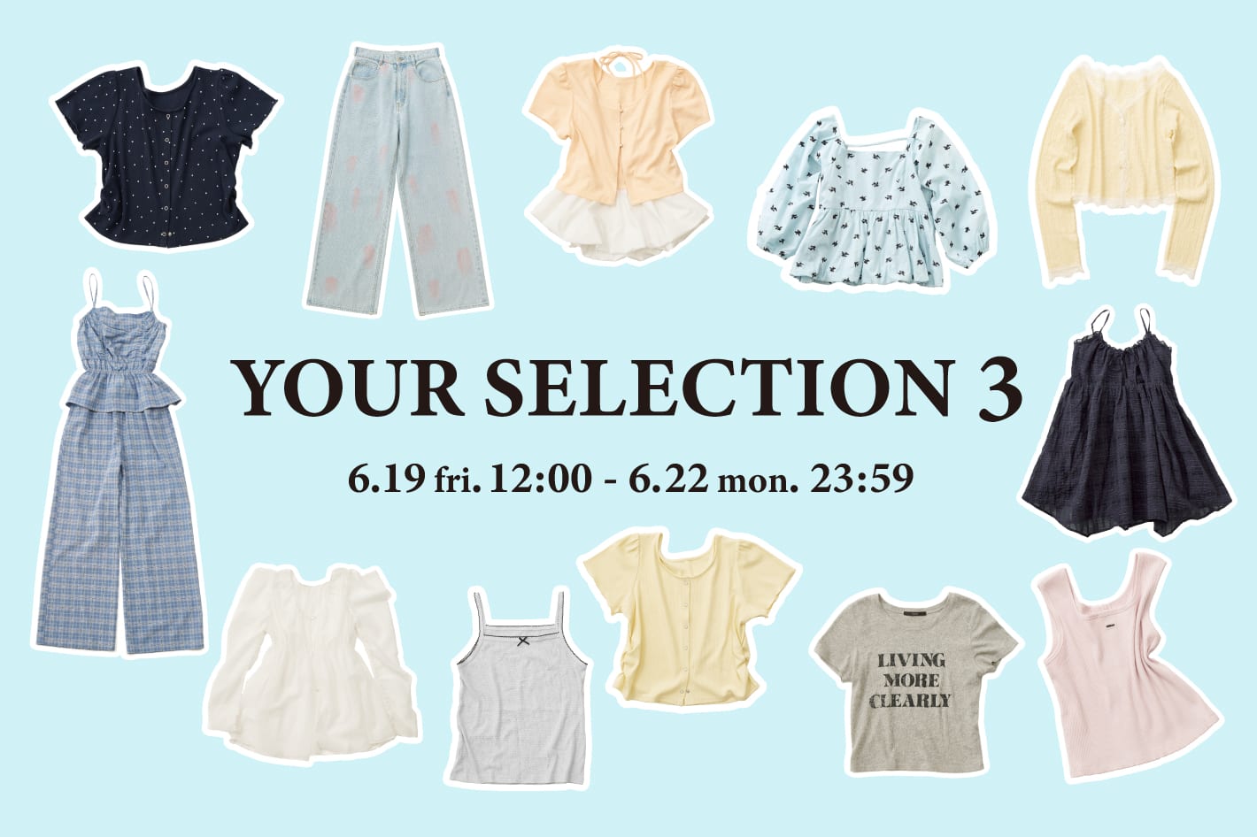 Kastane 【6/19(fri)12:00～】YOUR SELECTION 開催決定！