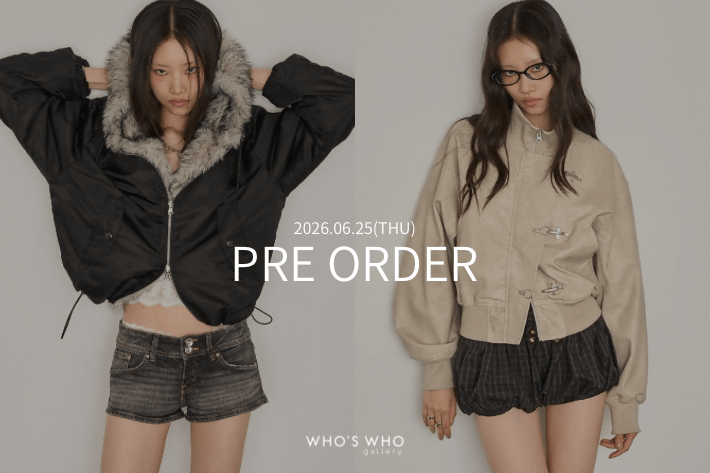 WHO’S WHO gallery 【PRE ORDER】今週の予約開始アイテム