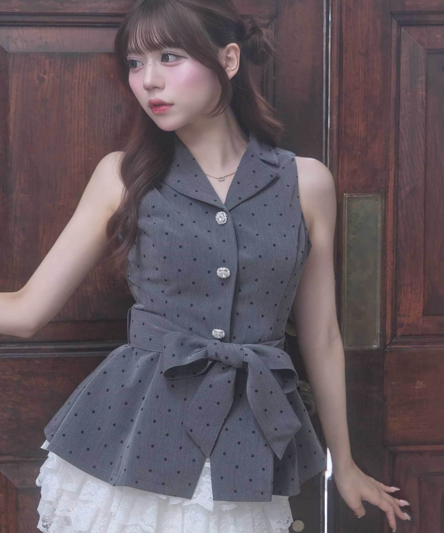 Ribbon Belt Jacket